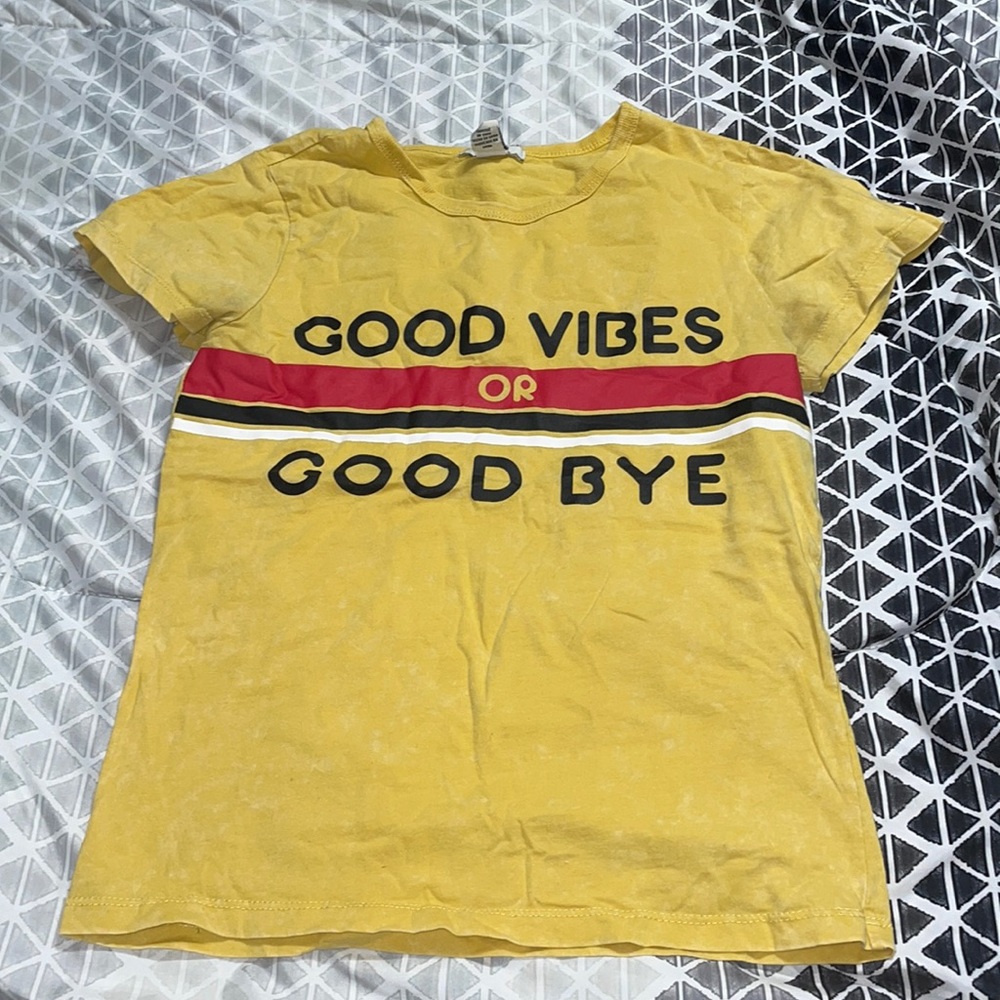 “good vibes or goodbye”. forever 21. size small